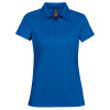 Womens Eclipse Pique Polos Royal Blue